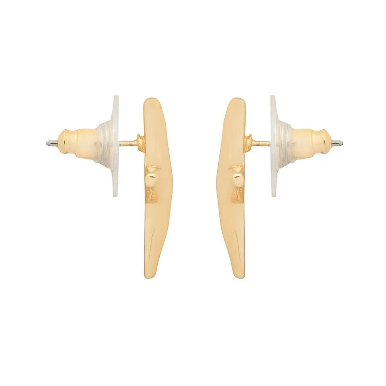 Time and Tru Women's Gold Tone Starfish Stud Earrings - Walmart.com | Walmart (US)