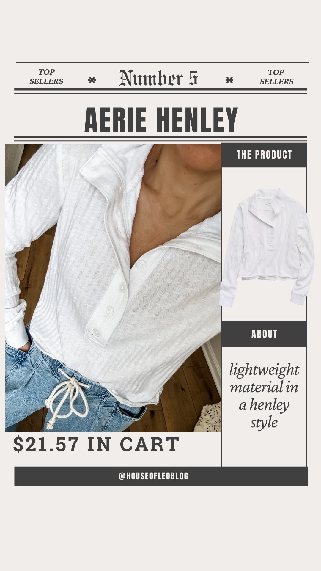 Wearing small Henley

#LTKOver40 #LTKSaleAlert