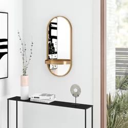 Ernst Accent Mirror with Shelf | AllModern | Wayfair North America