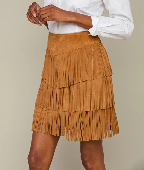 Annabelle Fringe Skirt | Lucchese Bootmaker