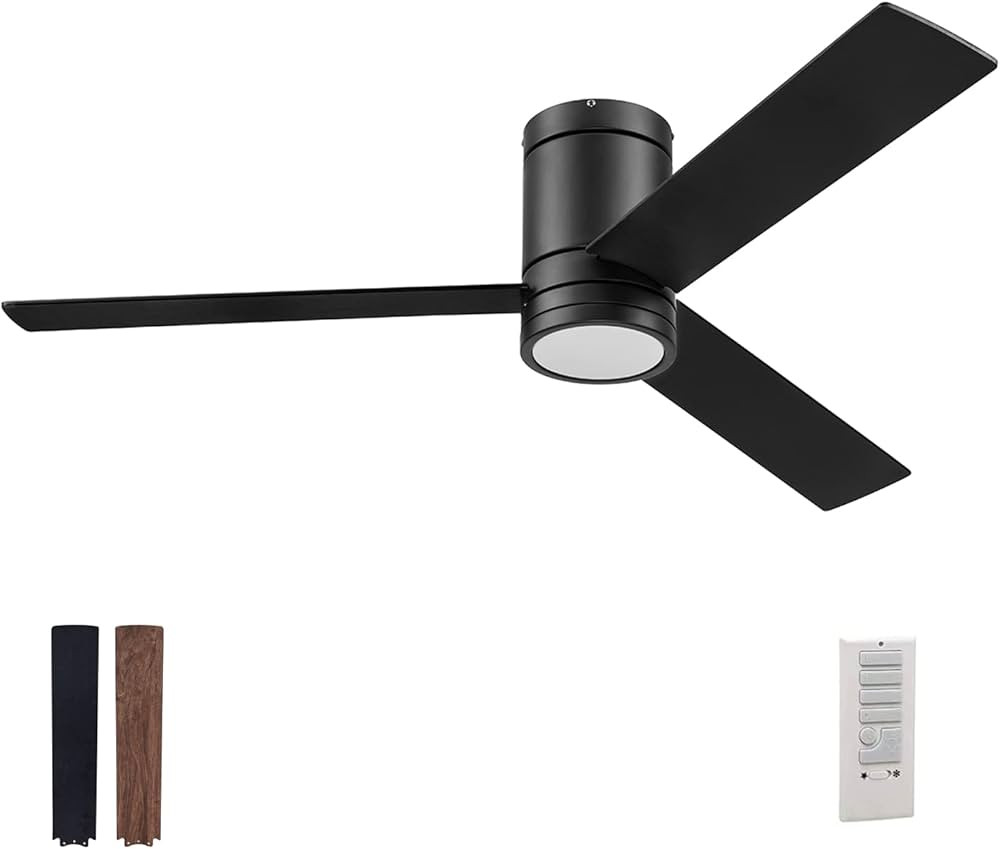 Prominence Home 51464-01 Espy Ceiling Fan, 52, Matte Black | Amazon (US)