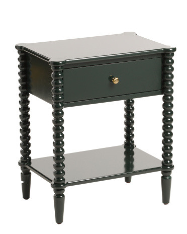 24in One Drawer Spindle Side Table | Marshalls