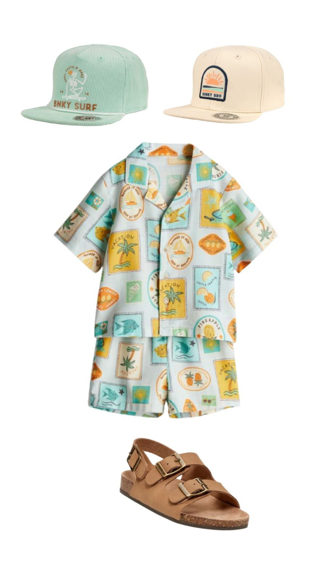 The perfect Toddler boy vacation beach outfit 😍 Like what ! sooo perfect! spend $60 gets 25% off  hats are from @binkybro use code DELILAH15 

#LTKKids #LTKSaleAlert #LTKSeasonal