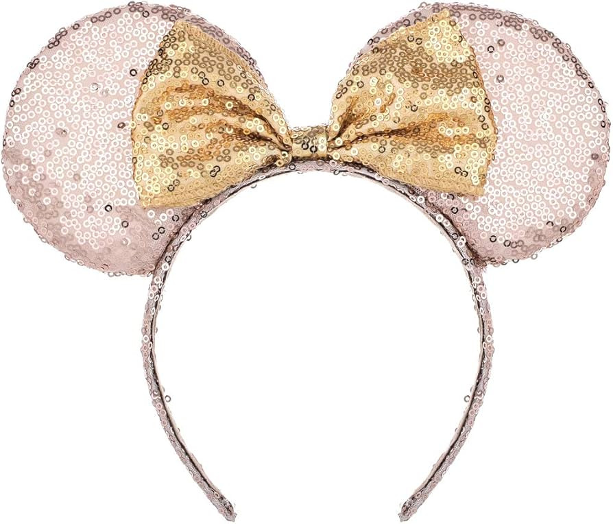 Amazon.com : A Miaow Sequin Black Mouse Ears Headband MM Glitter Hair Clasp Adults Women Butterfl... | Amazon (US)