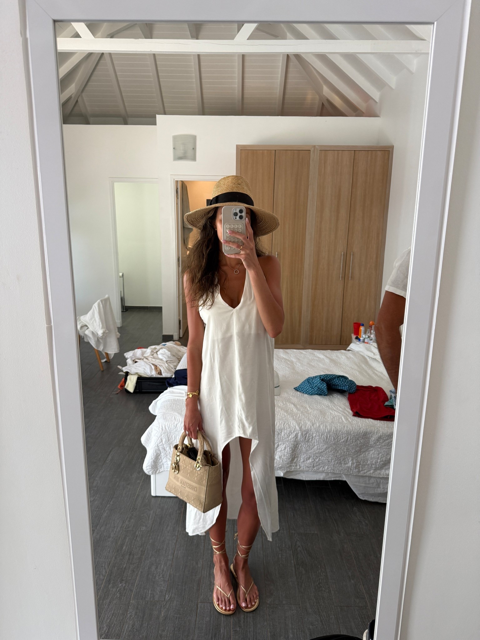 I love this dress/cover up from My Beachy Side. I don’t see this brand on LTK but the name of the dress is the Maya Maxi dress. I’m in a small. 

I’ll link my shoes, hat & bikini here! 
Wearing smalls in the bikini. 

#LTKSeasonal #LTKShoeCrush #LTKSwim