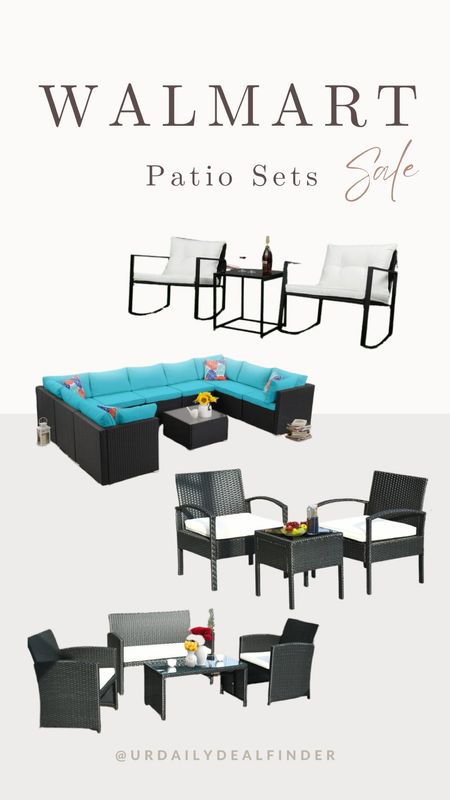 Walmart patio furniture sets ideal for this summer💕
These patio table sets are on SALE, go and check’em now!

Follow my IG stories for daily deals finds! @urdailydealfinder

#LTKSeasonal #LTKsalealert #LTKhome
