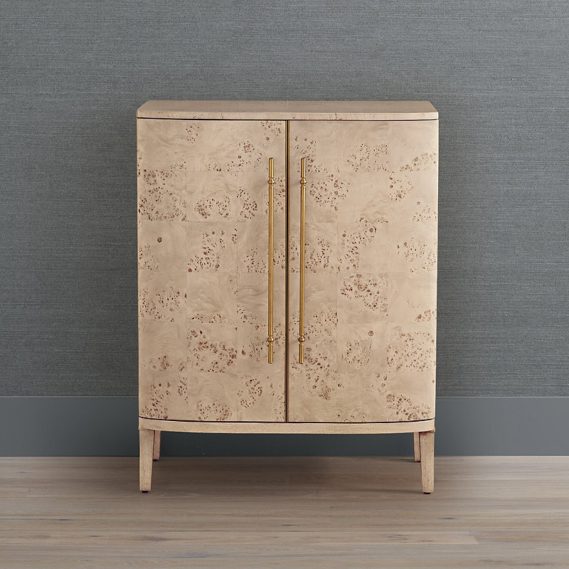 Brando Bar & Storage Cabinet - Fawn - Frontgate | Frontgate