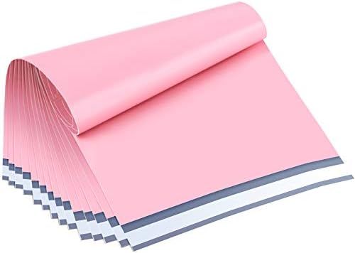 UCGOU Poly Mailers 14.5x19 Inch Light Pink 100 Pack Large Shipping Bags #7 Strong Thick Mailing Enve | Amazon (US)