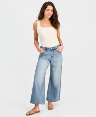 And Now This Petite Studded Wide-Leg Jeans, Macy's Exclusive - Macy's | Macy's