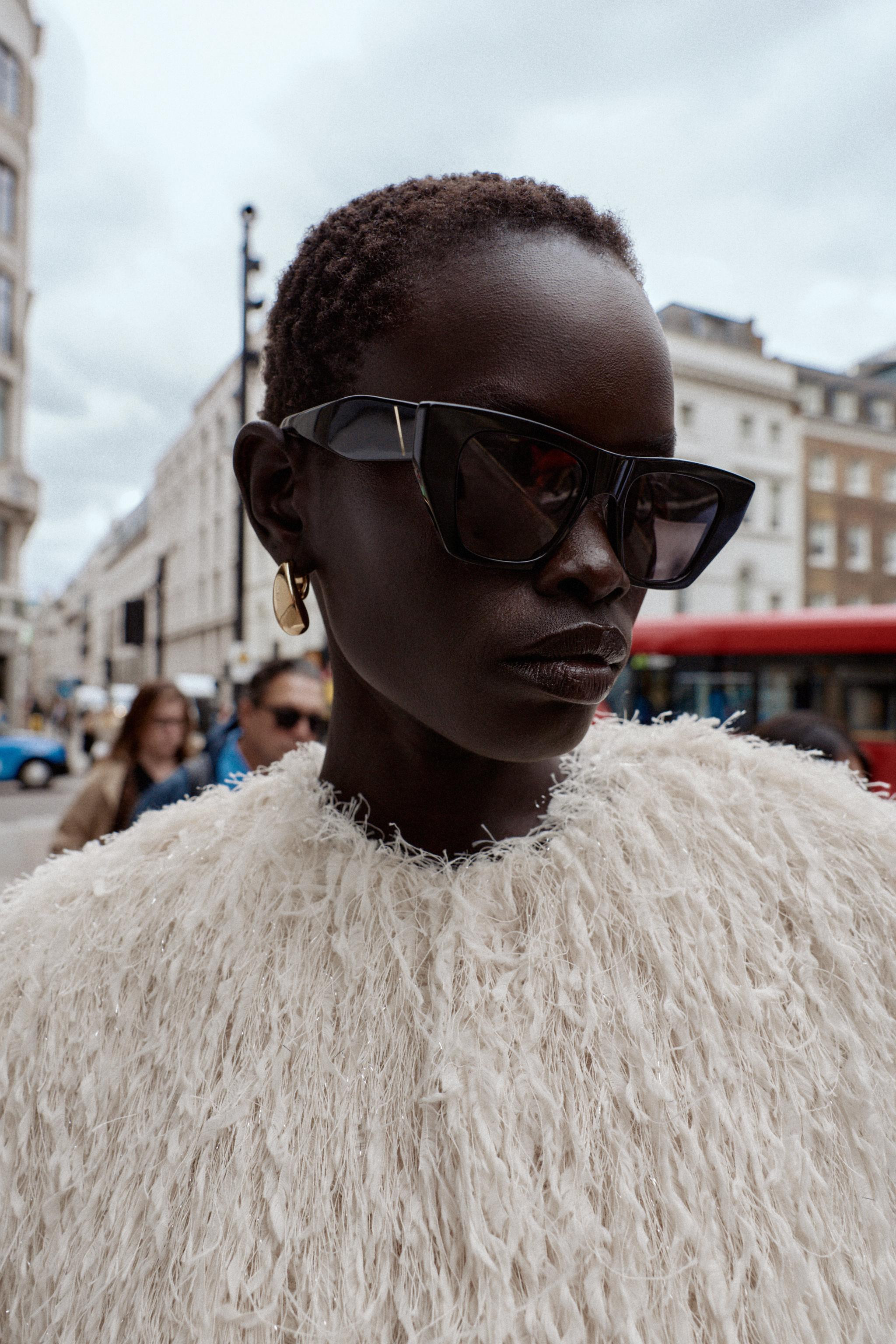 FEATHER FRINGE METALLIC THREAD JACKET | Zara UK
