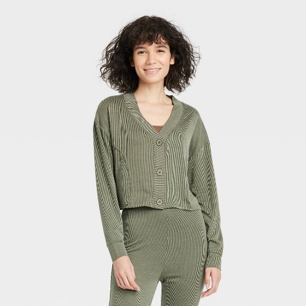 Women's Knit Lounge Cardigan - Colsie™ | Target