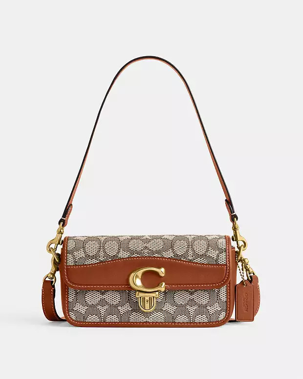 Studio Baguette Bag In Signature Textile Jacquard | Coach (US)