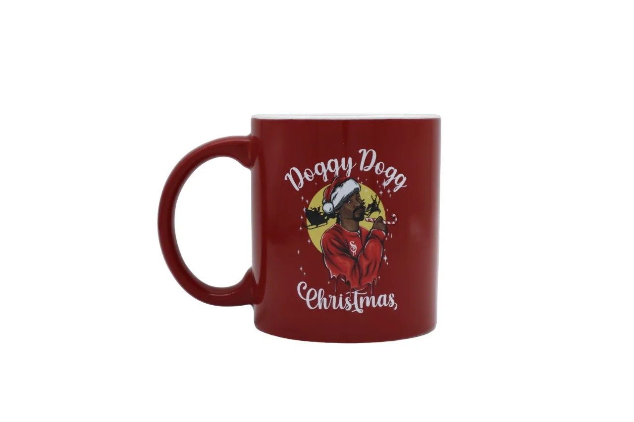 Snoop Dogg Doggy Dogg Christmas 12oz Red Ceramic Mug | Walmart (US)