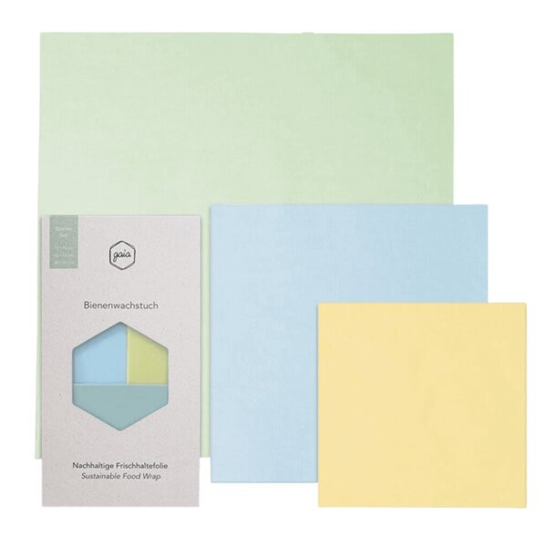 gaia - Bienenwachstücher Bio 3er Set | Avocadostore | Avocadostore DE