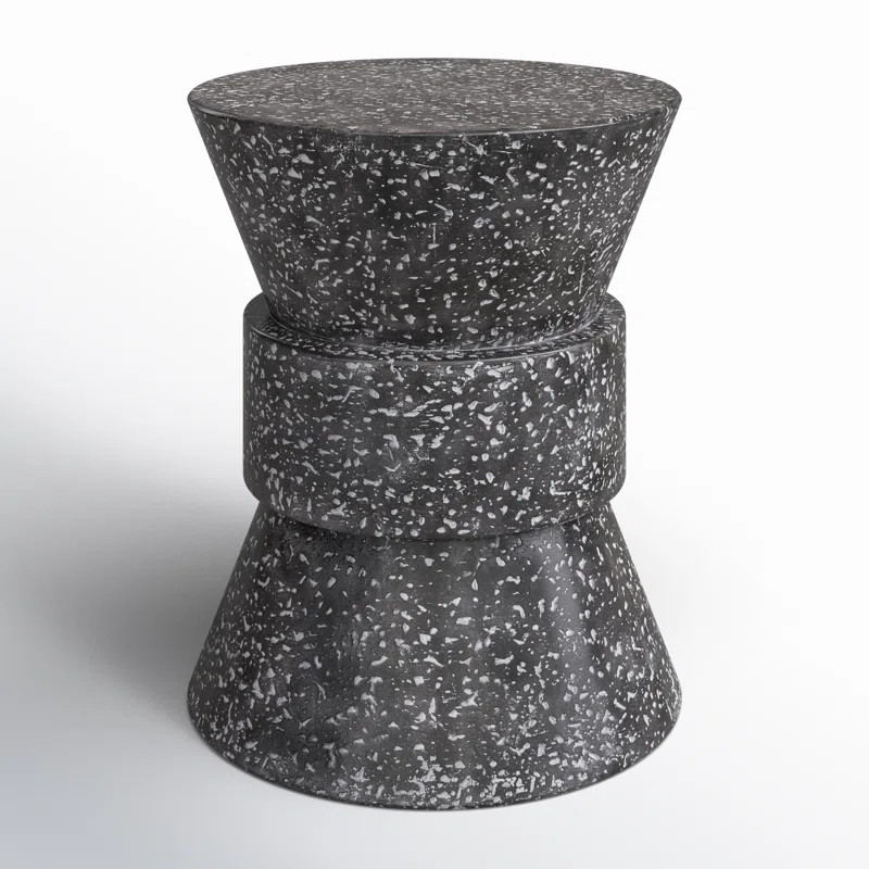 Toca Round Concrete Outdoor Side Table | Wayfair North America