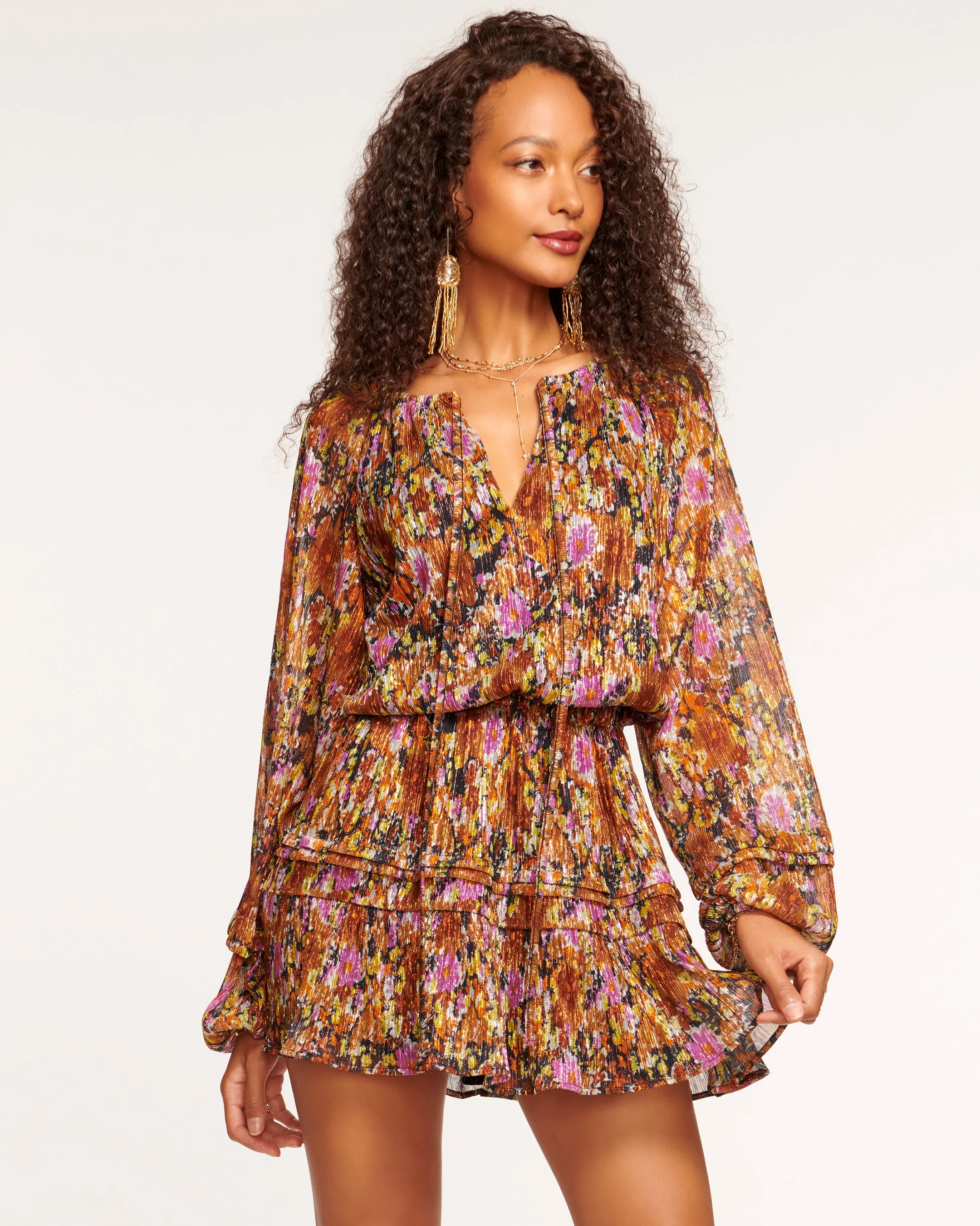 Aaliya Ruched Mini Dress | Ramy Brook