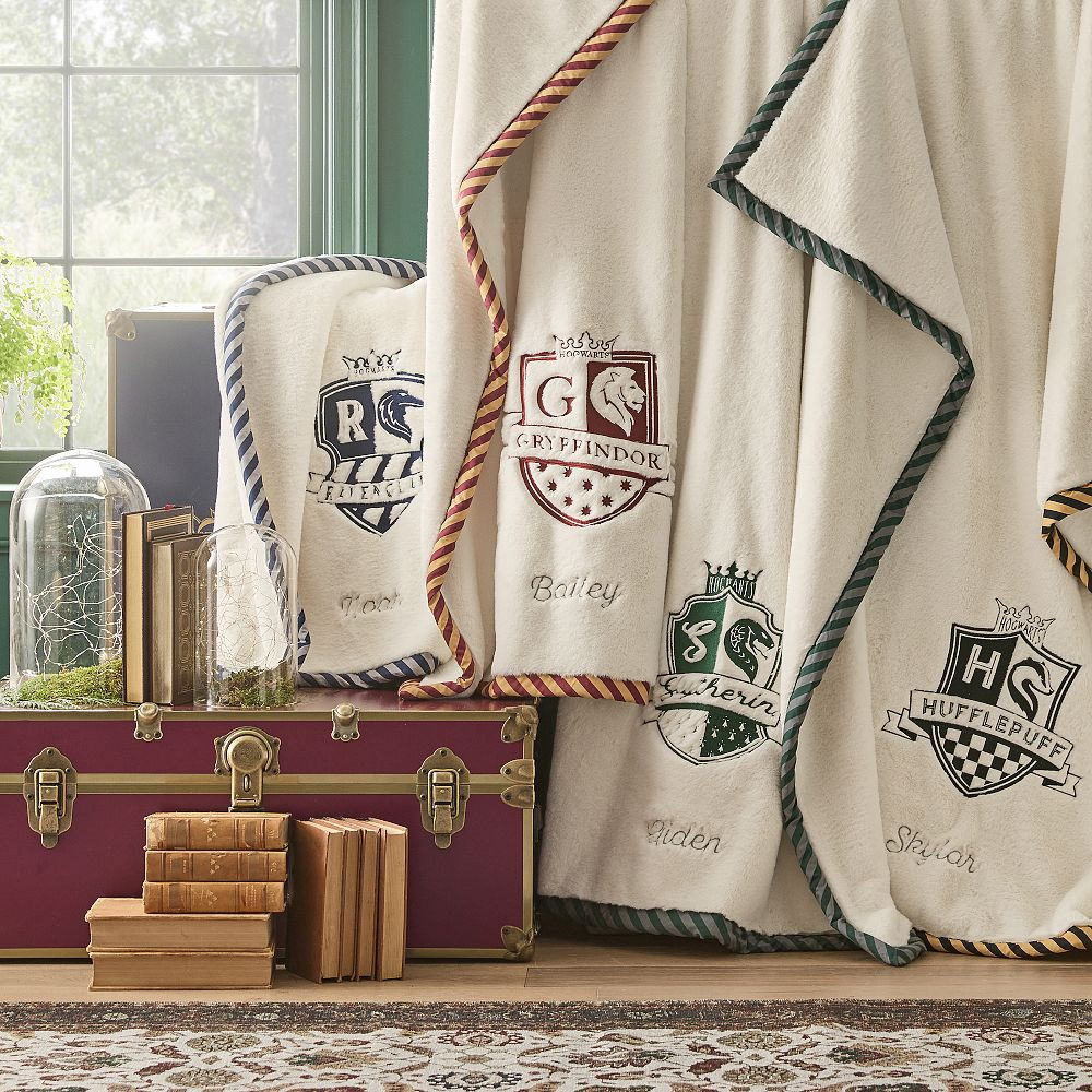 Harry Potter™ House Faux Fur Throw | Pottery Barn Teen