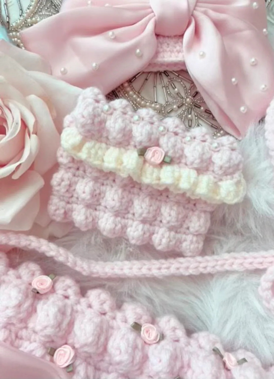 Pink Coquette Card Holder - Etsy | Etsy (US)