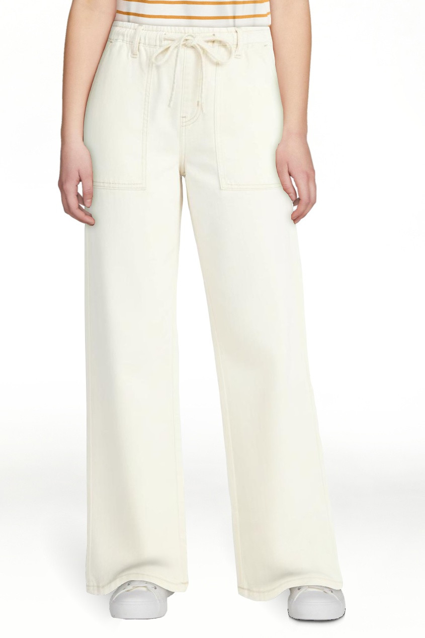 Scenario Women's Pull On Wide Leg Jeans, 30" Inseam, Sizes XS-XXXL | Walmart (US)