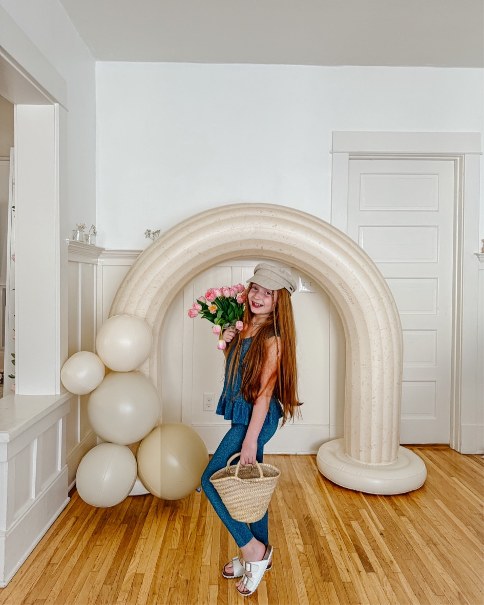 Posh peanut “denim”
Wearing size 7/8
She is 9

#LTKkids #LTKbaby #LTKfamily