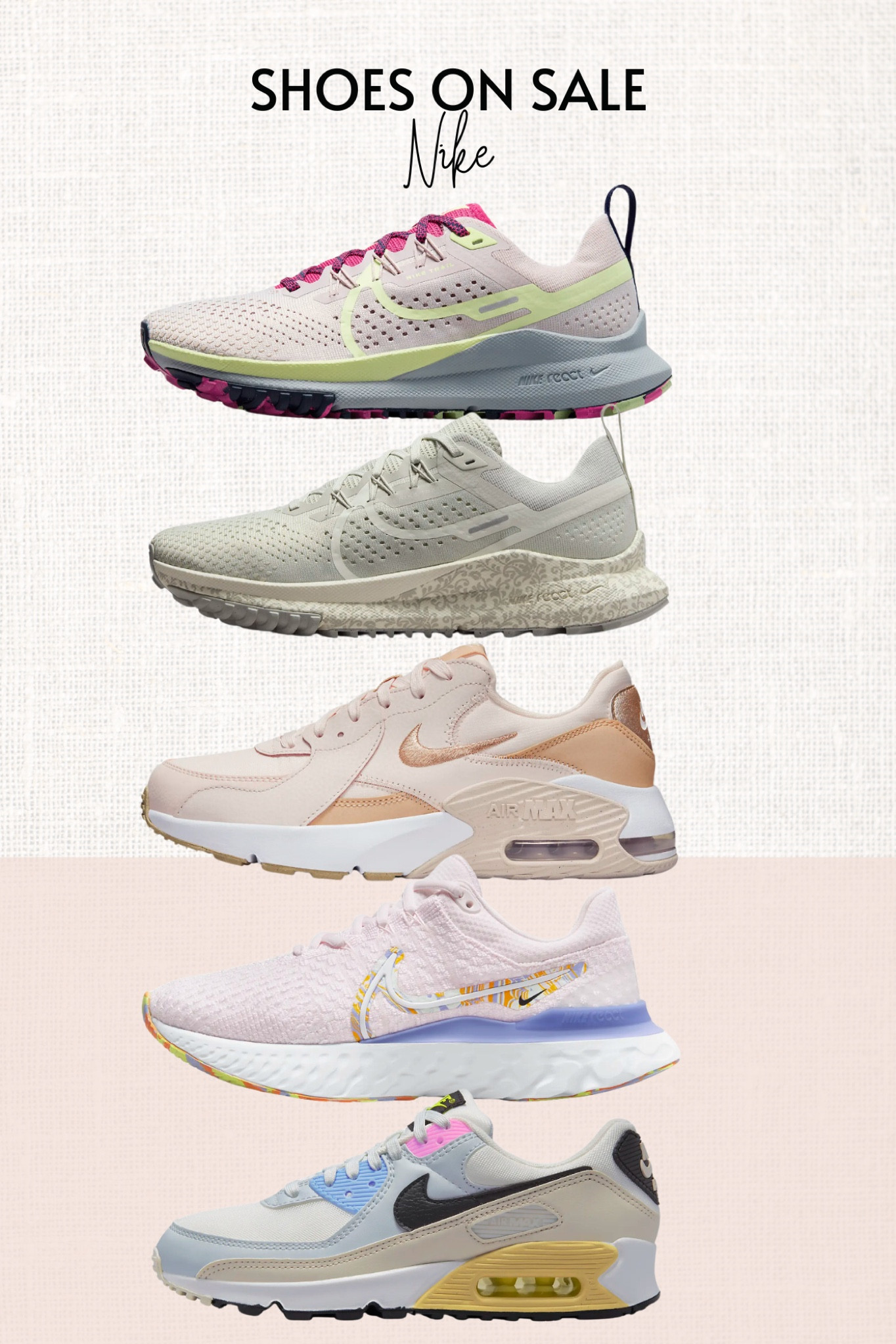 Nike, colorful, spring sneakers, tennis shoes, running, trainers 

#LTKfitness #LTKshoecrush #LTKSeasonal