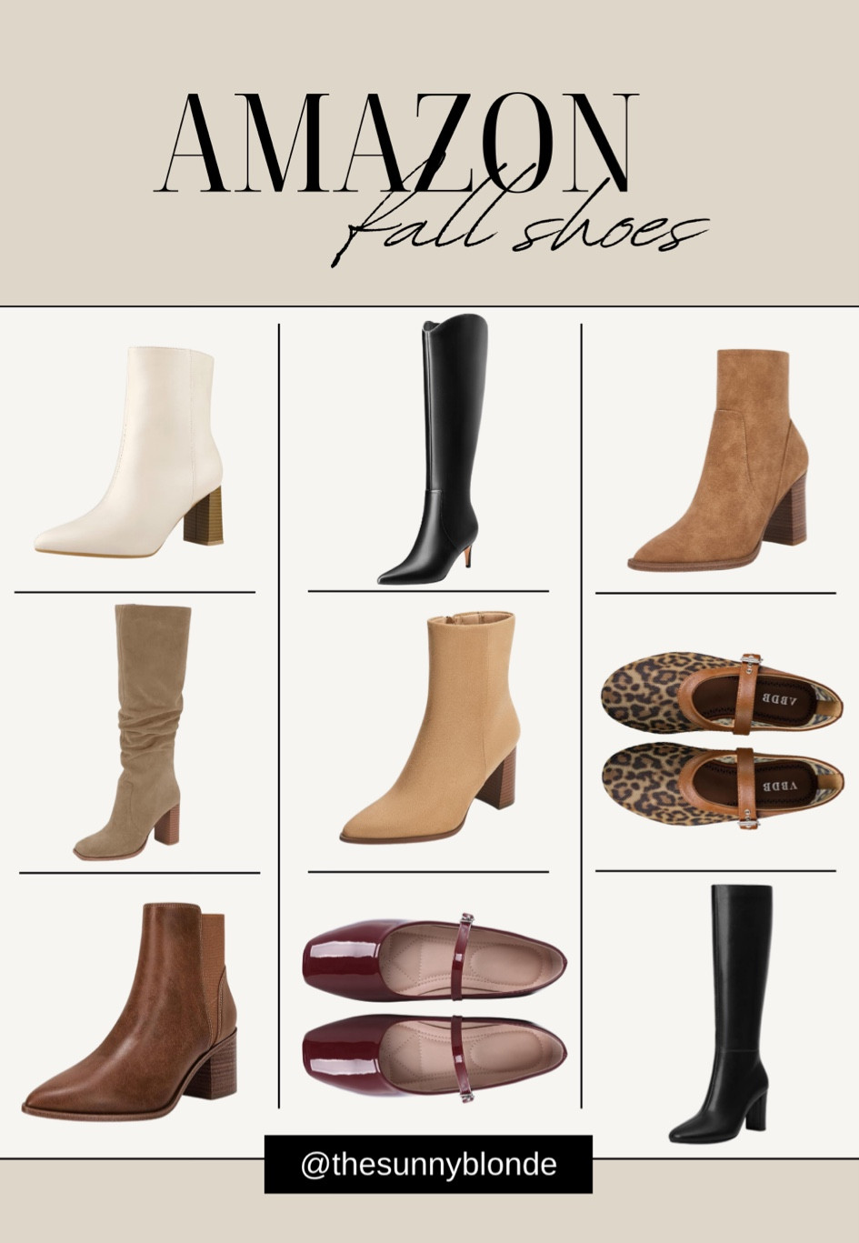 Step into fall with style! From cozy boots to chic flats, shop the perfect pair to elevate your autumn wardrobe 🍁

fall shoes, tall boots, flats, workwear, booties, amazon finds, amazon prime, fall fashion, best sellers, trendy style, women’s shoes, suede boots, black boots

#LTKStyleTip #LTKxPrimeDay #LTKShoeCrush