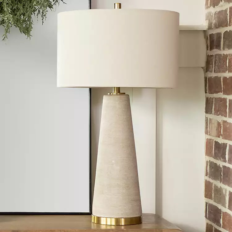 Fowler Ribbed Taper Table Lamp | Kirklands