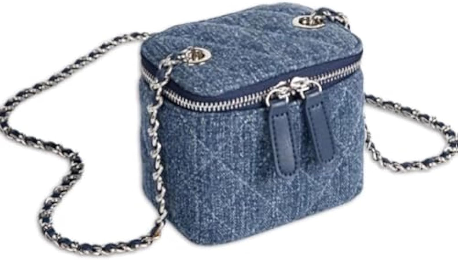 Mini Denim Crossbody Bags for Women Small Vintage Square Box Purse Boho Cross Body Handbags with ... | Amazon (US)