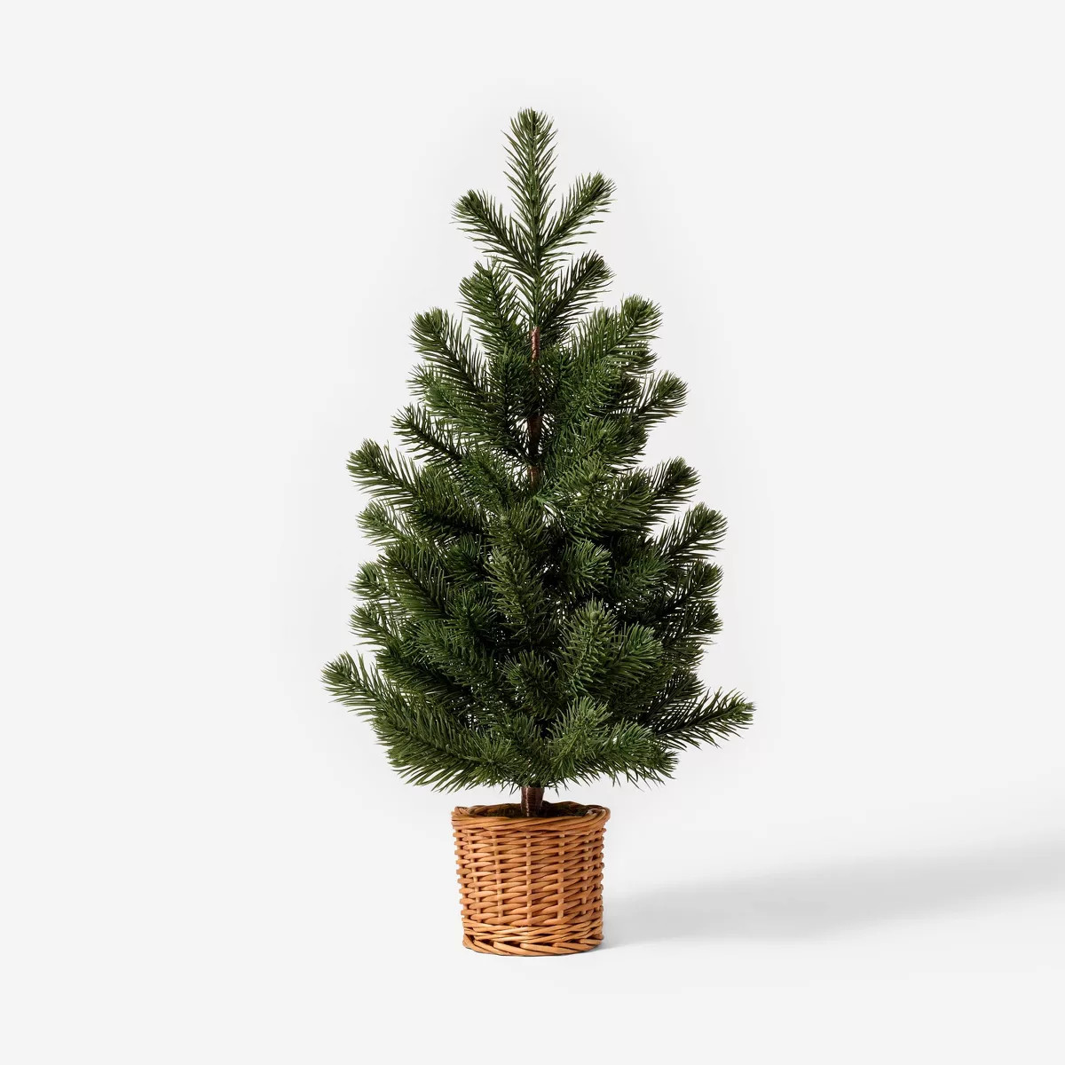 Medium Pine Artificial Tree in Basket - Threshold™ designed with Studio McGee | Target