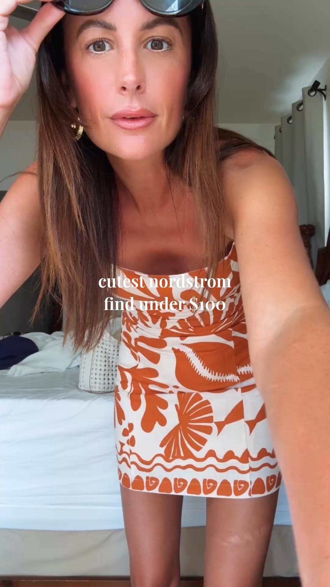 Cutest beach mini dress from Nordstrom under $100! It also comes in a maxi version if that’s more your vibe. It fits snug- I’m in an Xs and there was def a struggle with the zipper and I had to call for backup aka my husband! I recommend sizing up! The straps are adjustable. 🌴🌴🐚🐚

Lip combo is liner: Mayfair and lip oil: pointelle

*not many places to do a fit check in this vrbo so excuse the messy bed*



#LTKTravel #LTKStyleTip #LTKFindsUnder100
