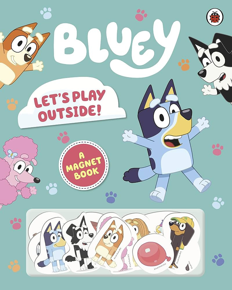 Bluey: Let's Play Outside!: Magnet Book | Amazon (UK)