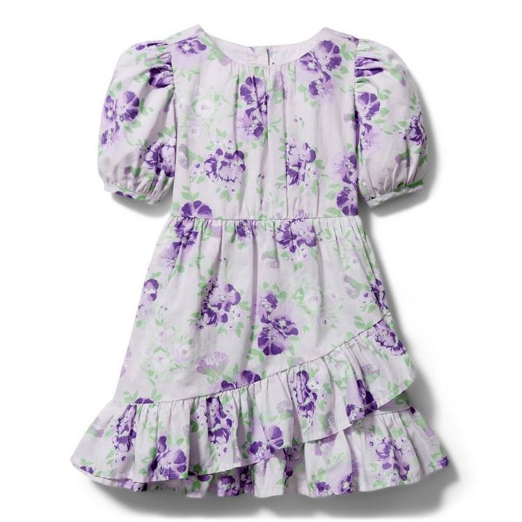 Floral Puff Sleeve Wrap Dress | Janie and Jack