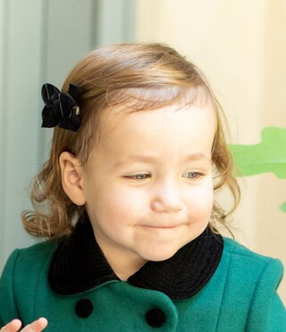 x Darby Fallon Clark Baby Girls Cindy Velvet Hair Bow | Dillard's