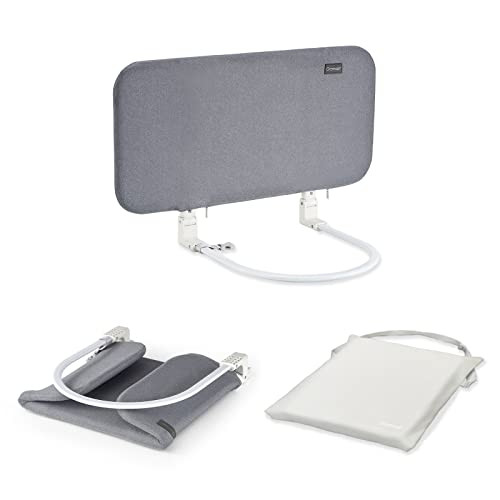 Gromast Toddler Bed Rails Guard Foldable Crib Rail Guard,Baby Bed Rail for Toddlers/Elderly with Reinforced Anchor Safety for Cribs, Twin, Double, Full Size Queen & King Bed - Grey (48 Inch) | Amazon (US)