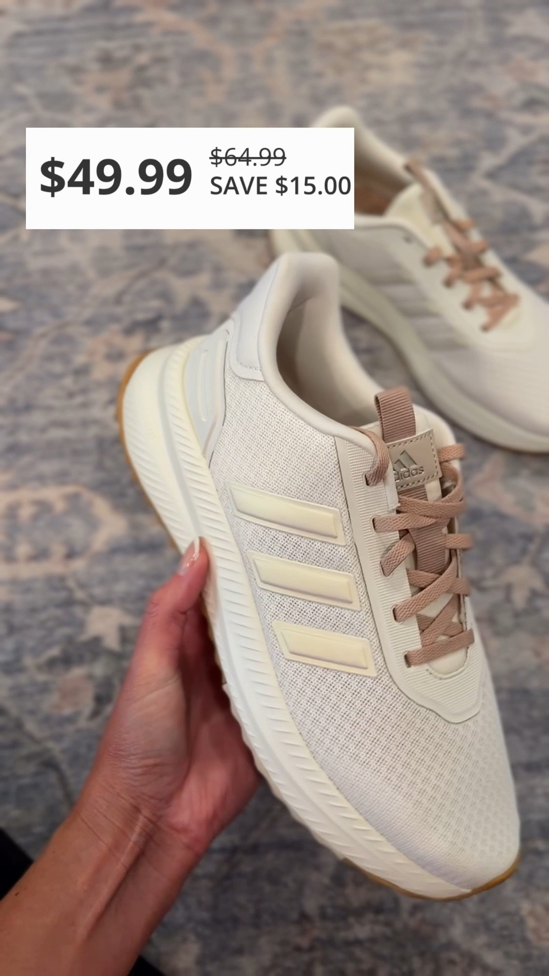 Adidas sneakers on sale. Less than $50!!
Size down if between sizes  

#LTKActive #LTKOver40 #LTKSaleAlert