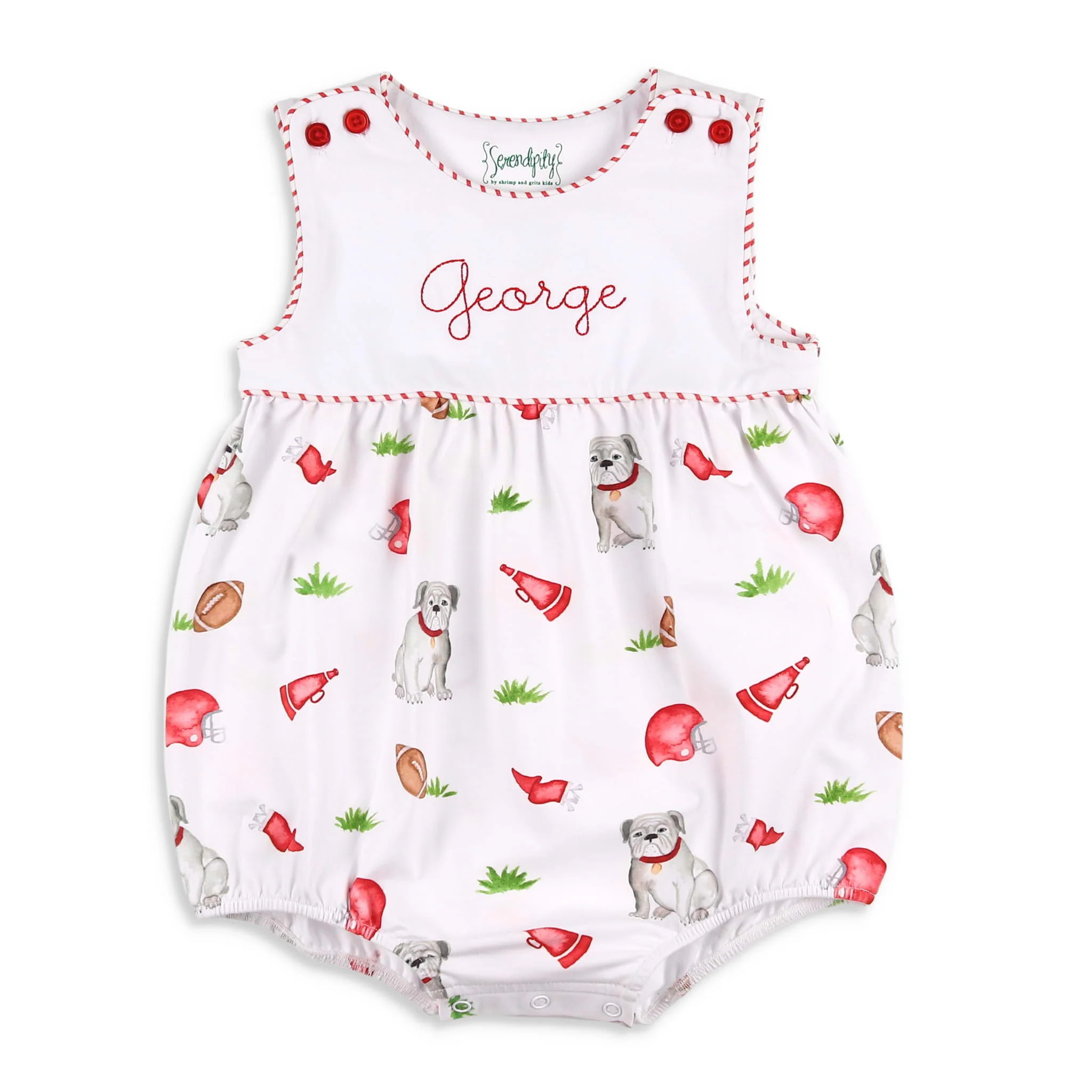 Girls & Boys Gameday Dog Bubble - Shrimp and Grits Kids | Shrimp and Grits Kids