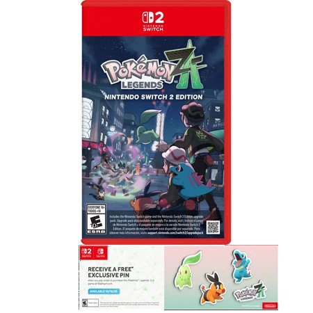 Pokemon Legends Z-A, Nintendo Switch 2 Exclusive Mystery Pin | Walmart (US)