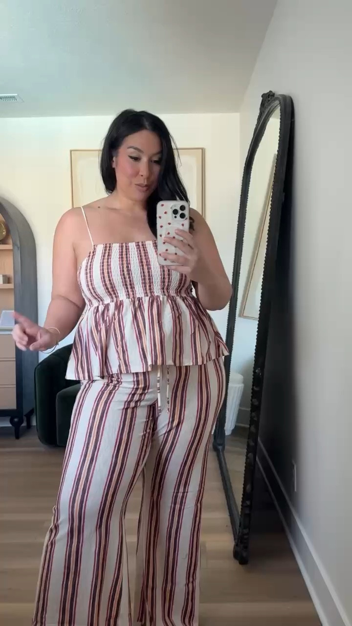 Midsize spring outfit! - - - Soft pants, flowy pants, matching set, casual outfit, midsize outfit, postpartum outfit, aerie outfit, spring dress, flowy dress

#LTKSeasonal #LTKMidsize #LTKootd
