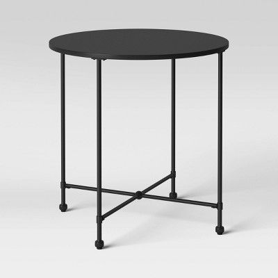 Midway Round Metal Patio Bistro Table - Black - Threshold™ designed with Studio McGee | Target
