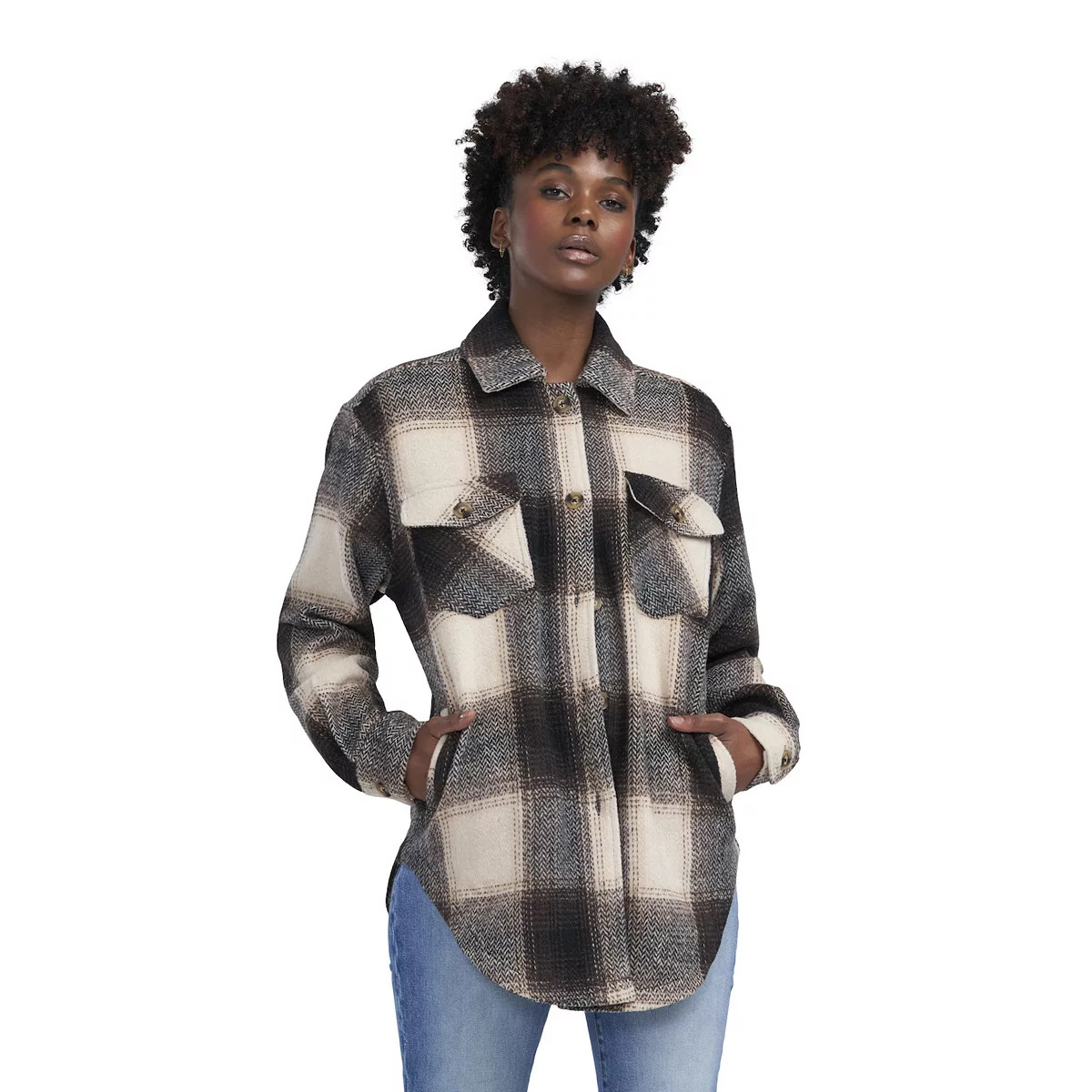 Women's Buffalo David Bitton Plaid Button-Front Shacket | Kohl's