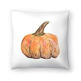 Americanflat Watercolor Pumpkin Pillow by Jetty Printables, 16" H x 16" W x 1.5" D | Amazon (US)