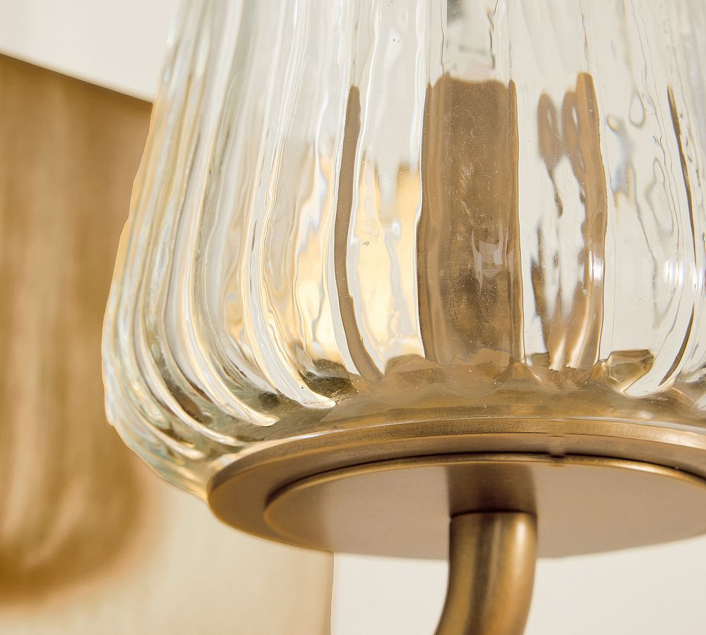 Sylvie Glass Single Sconce (9") | Pottery Barn (US)