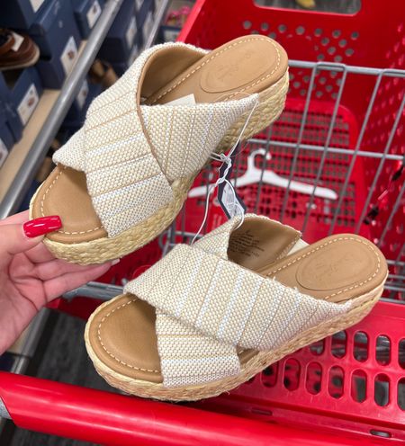 Yes yes yes to these sandal/wedges!!! They’re so cute, the perfect neutral color for spring and summer and I love the texture!!! And they’re under $35!!!! #shoes #wedges #sandals #neutral 

#LTKstyletip #LTKshoecrush #LTKFind