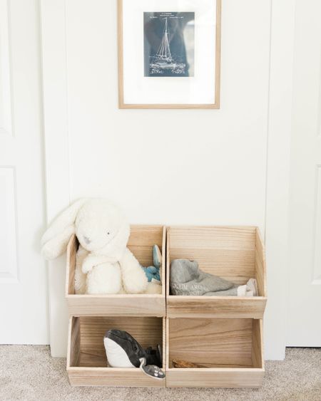 If you need a way to store all those new toys, these stackable bins are perfect! We have them in Breckum’s room for all his stuffed animals! 

#storage #ltkrefresh #organization #kidsbedroom #target

#LTKstyletip #LTKhome #LTKkids