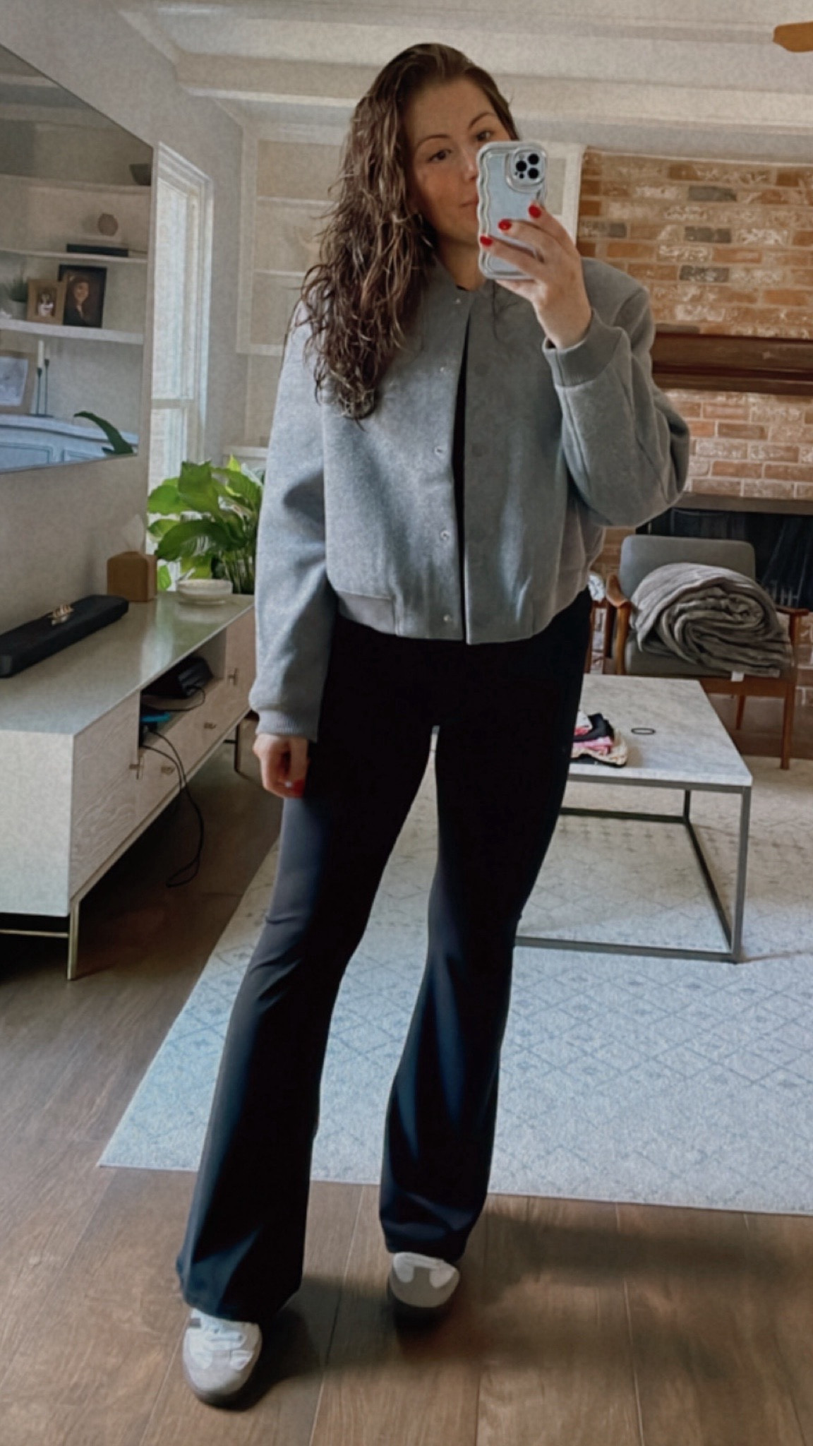 👽 gray to match the 🌧️ clouds on this rainy day.
Amazon leggings are so good. Wearing size medium.  Black Target long sleeve shirt is a staple!  

Topped off with H&M bomber jacket. Linked similar. And then my must-have Adidas Samba sneakers 

#liketkit #LTKMostLoved #LTKstyletip #LTKfindsunder50
#ltkfind

#LTKfitness #LTKfindsunder100 #LTKU