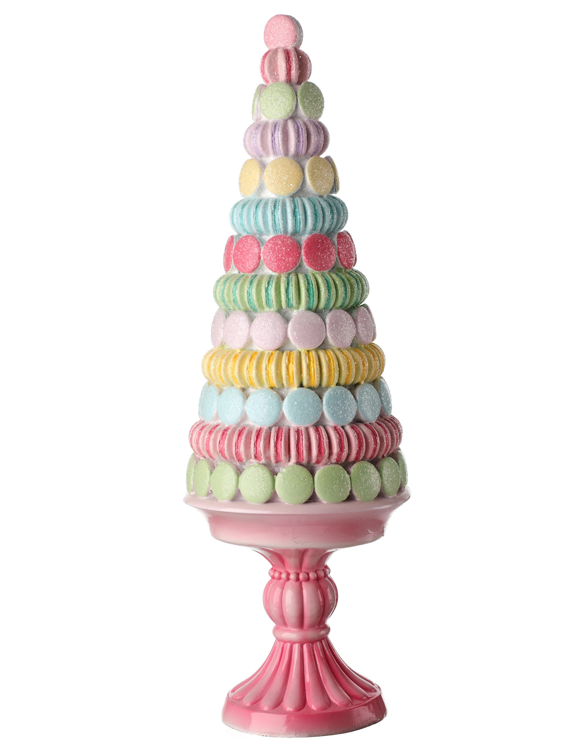 Pastel Macaron Tree on Pedestal Decorative Accent | Wayfair North America