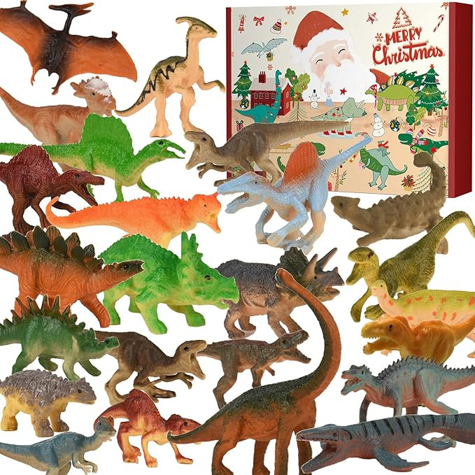 Advent Calendar 2024, Kids Dinosaur Countdown Advent Calendar, 24 Days Countdown Calendar to Chri... | Amazon (US)