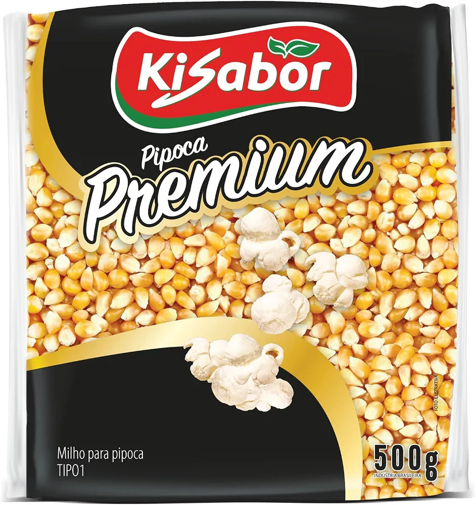 KiSabor Milho Para Pipoca Premium Kisabor 500 Gramas | Amazon (BR)