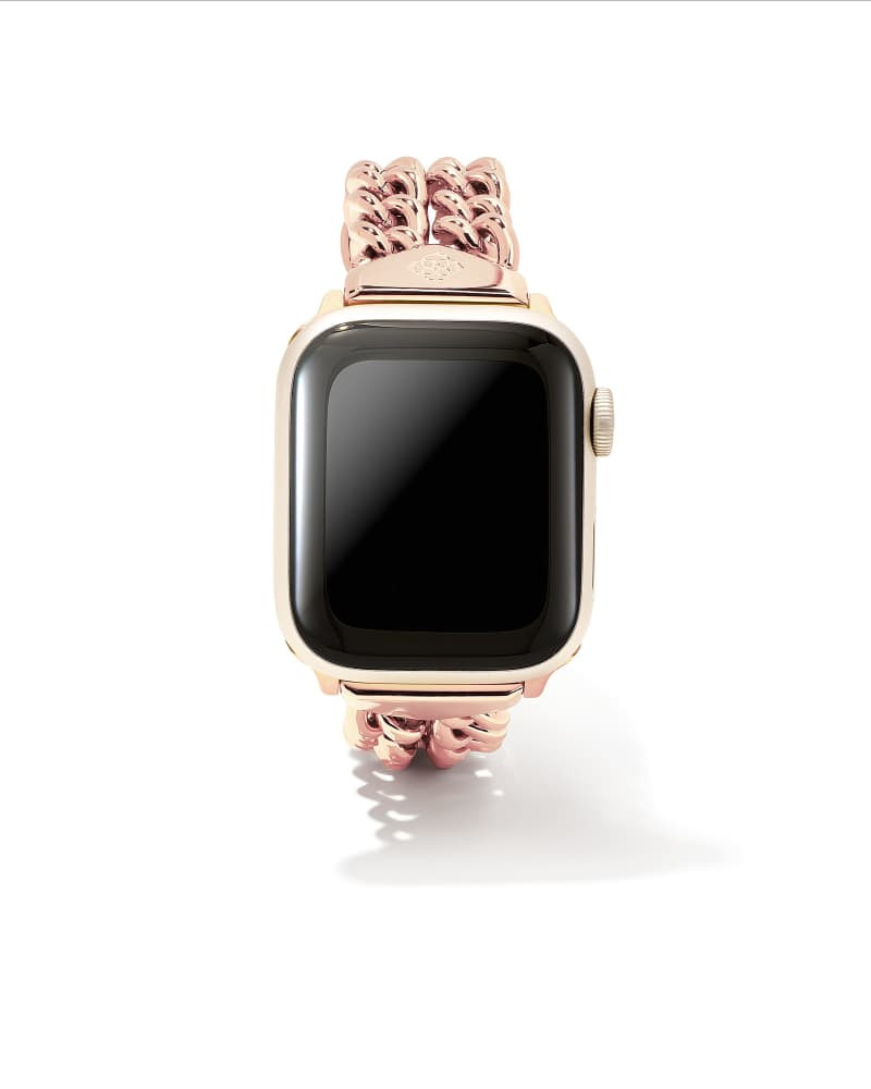 Kendra Scott Whitley Double Chain Watch Band in Tone Stainless Steel | Rose Gold | Kendra Scott