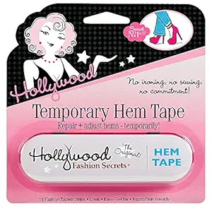 Hollywood Fashion Secrets Temporary Hem Tape, Fabric Friendly Medical-Grade Double-Stick Adhesive... | Amazon (US)